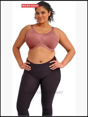 High Impact Sports Bra, Non-Compression, Wired, Convertible Straps, Full